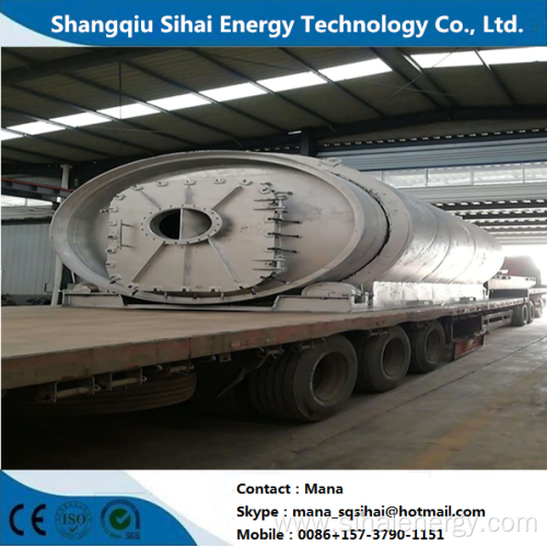 Advanced technology pyrolysis plant for waste rubber